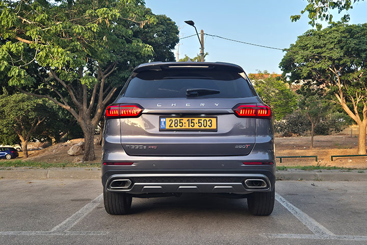 צ'רי טיגו 8 פרו - מבט אחורי