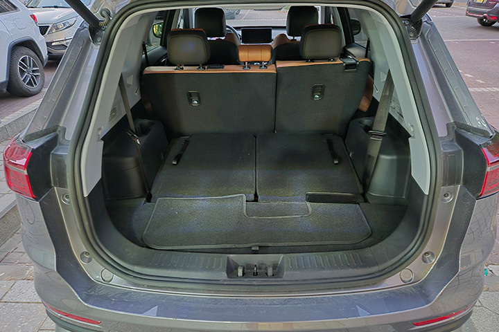 צ'רי טיגו 8 פרו - תא מטען